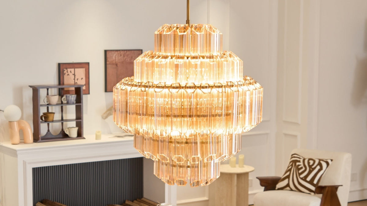 The Architect's Guide to Venetian Fluted Crystal Chandeliers: Sizing, Structural Joist Loads & Clearances | JINSHE Guide