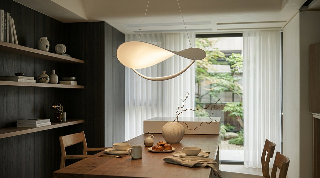 JINSHE Sculptural Grace: The Plena Minimalist Pendant Light