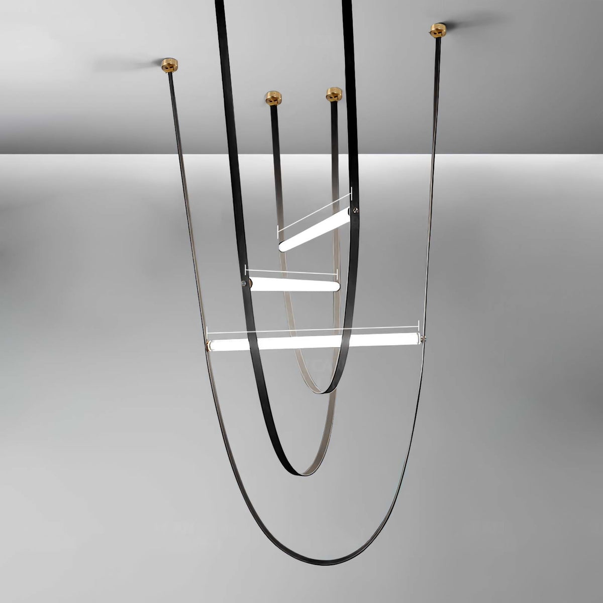 Tracer Belt Curated Mouth-Blown Frosted Glass Ch – dimensional scale reference #1