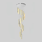Villa Forci Curated K9 Bohemian Crystal Chandeli – unlit natural material contrast #1