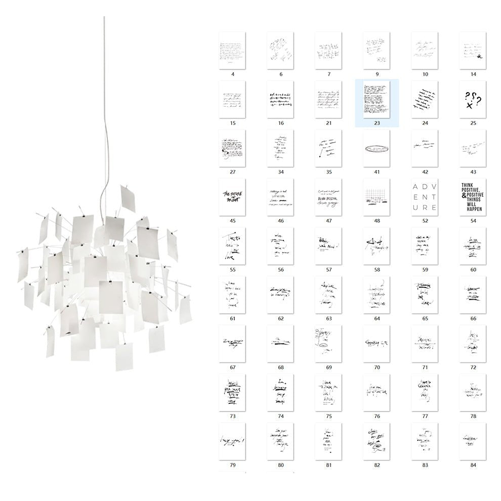 Paper Chandelier Washi – Ambient Illumination in Luxury Interior Setting View 17