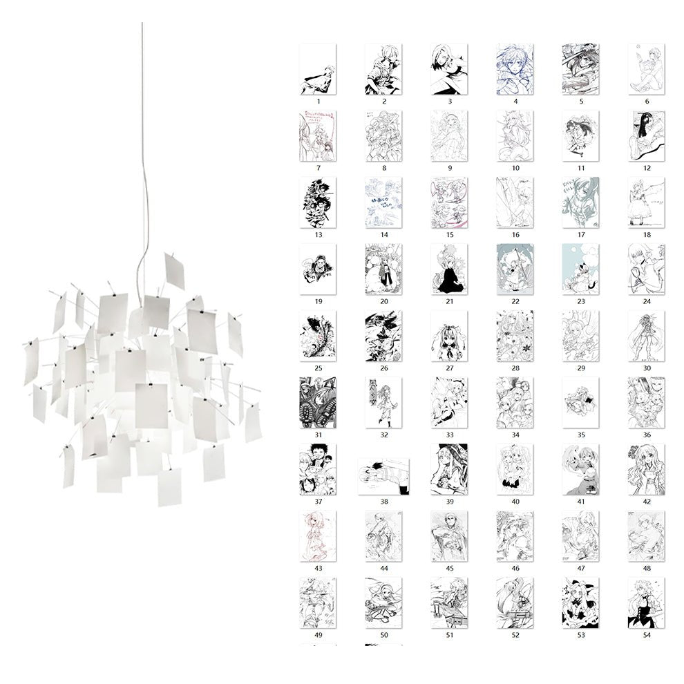 Paper Chandelier Washi – Ambient Illumination in Luxury Interior Setting View 22