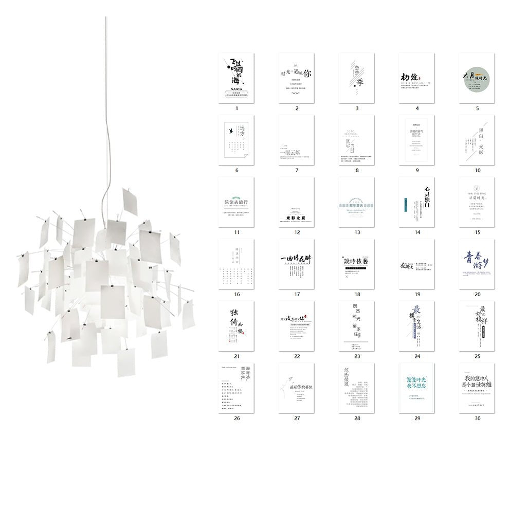 Paper Chandelier Washi – Ambient Illumination in Luxury Interior Setting View 18