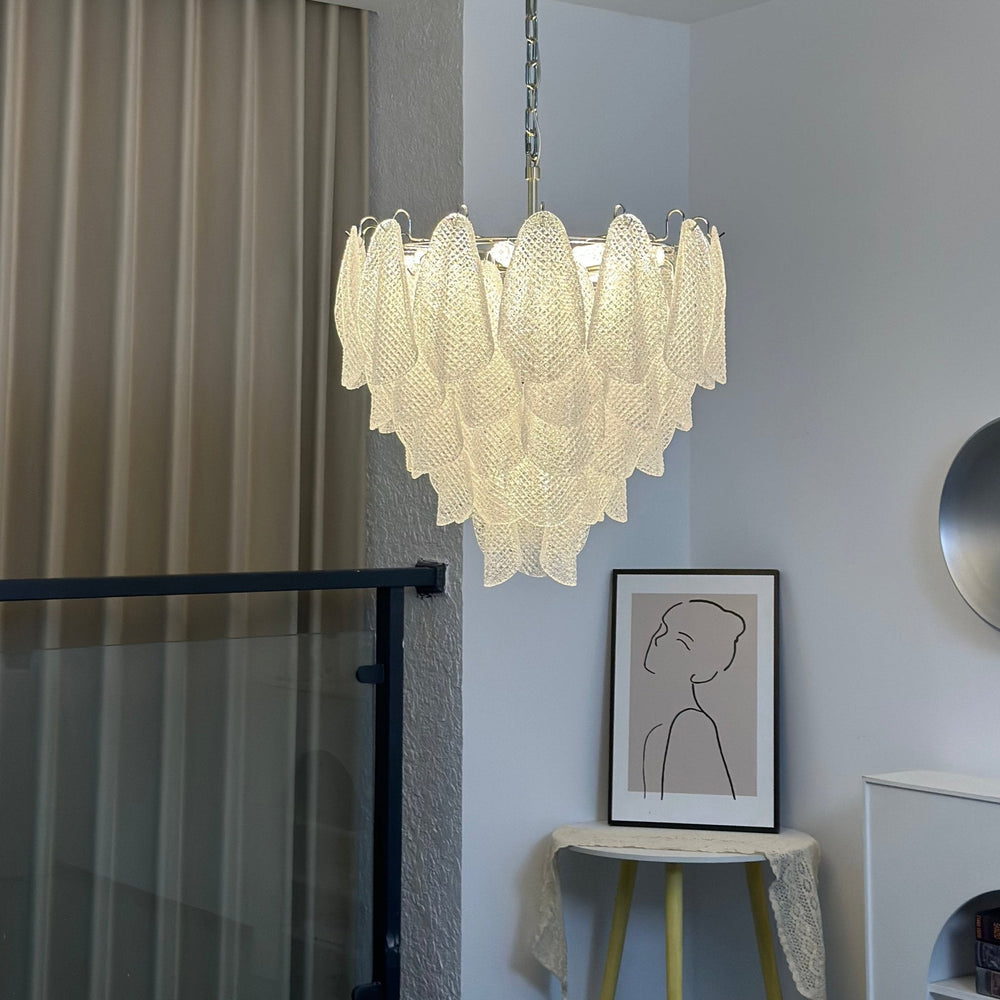 Glass Teardrop Curated Mouth-Blown Frosted Glass