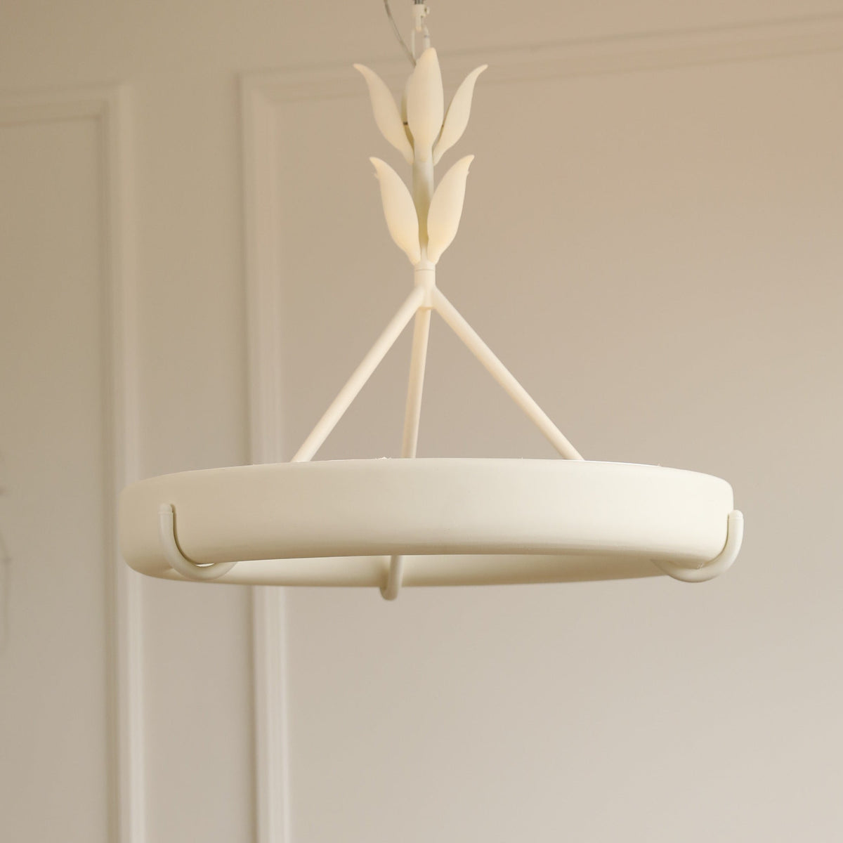 Tinsley Plaster Chandelier – Ambient Illumination in Luxury Interior Setting View 5
