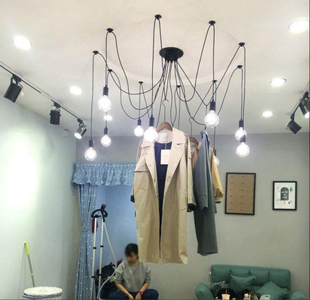 Modern Spider Flush Mount