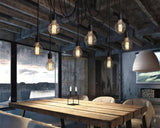 Spider Ceiling Curated Iron & Glass Chandelier – structural canopy joint detail