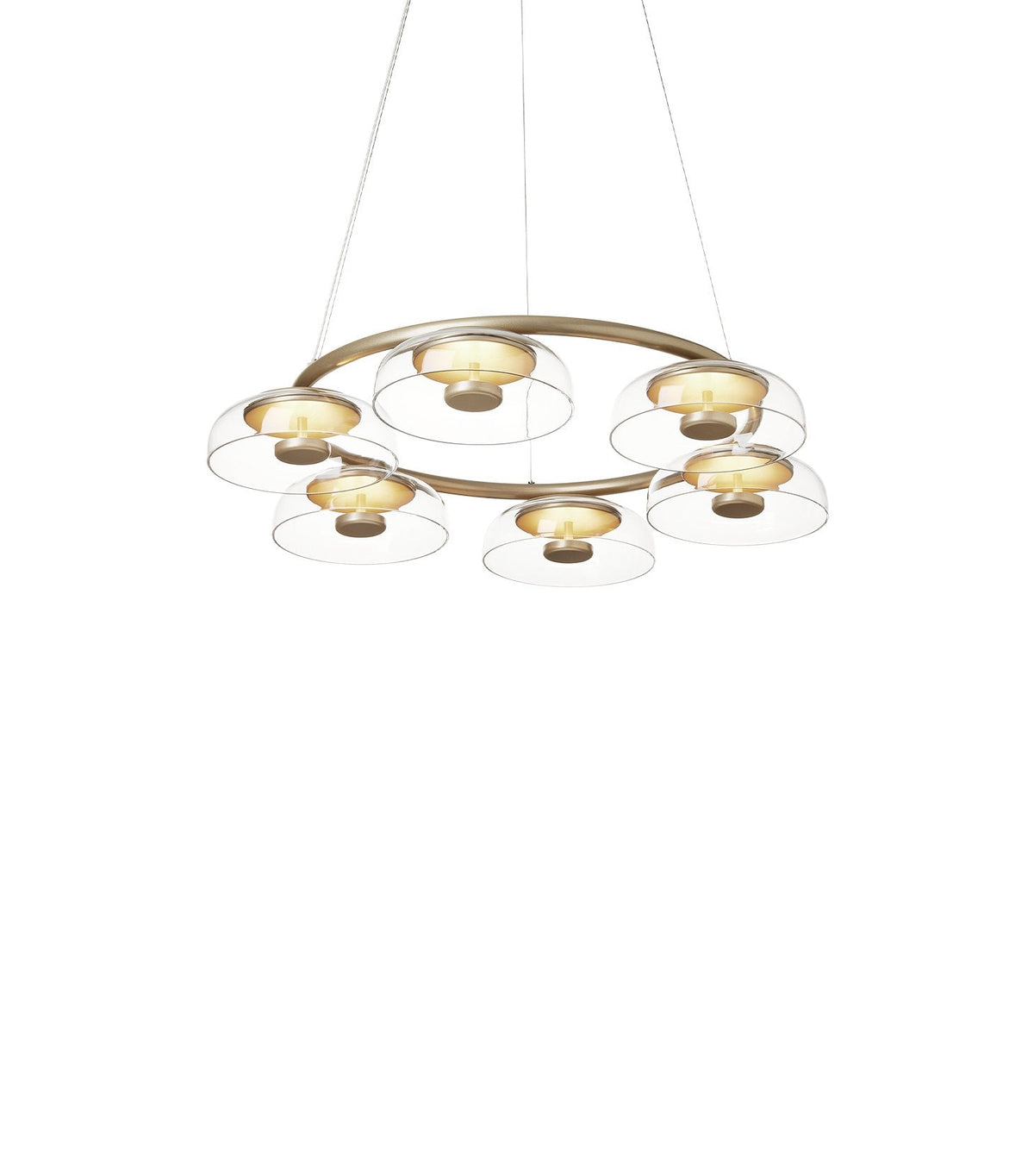 Solara Curated Mouth-Blown Frosted Glass Chandel – dimensional scale reference