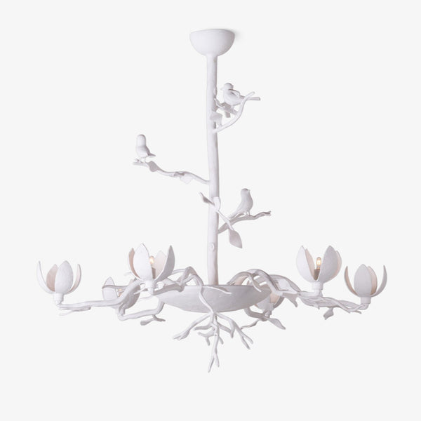 Passera Curated Mouth-Blown Frosted Glass Chande