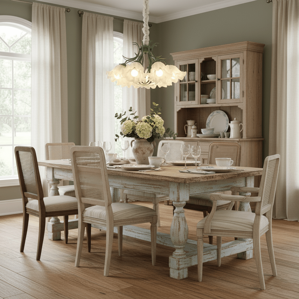 Lily Of The Valley Flower Chandelier – Ambient Illumination in Luxury Interior Setting View 7