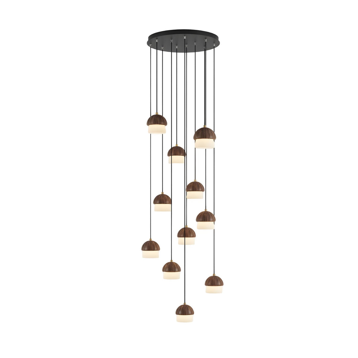 Mushroom Cluster Chandelier – Ambient Illumination in Luxury Interior Setting View 21