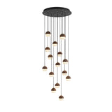 Mushroom Cluster Chandelier – Ambient Illumination in Luxury Interior Setting View 23