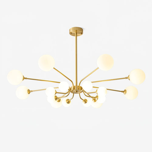 Balloon Ball Curated Mouth-Blown Frosted Glass C – Mouth-Blown Frosted Glass Chandelier