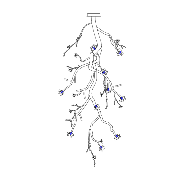 Large Long Branch Flower Chandelier – Ambient Illumination in Luxury Interior Setting View 11