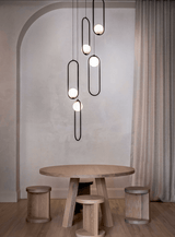 Mila Combination Chandelier – Ambient Illumination in Luxury Interior Setting View 3