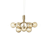Glass Sphere Cluster Chandelier – Ambient Illumination in Luxury Interior Setting View 17