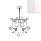 Murano Glass Leaf Chandelier – Ambient Illumination in Luxury Interior Setting View 38
