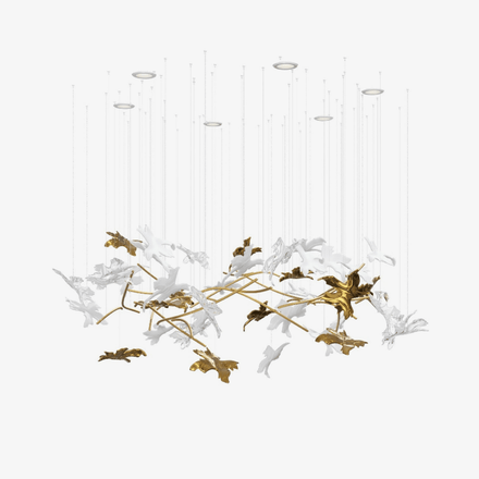 Modern Vine Chandelier