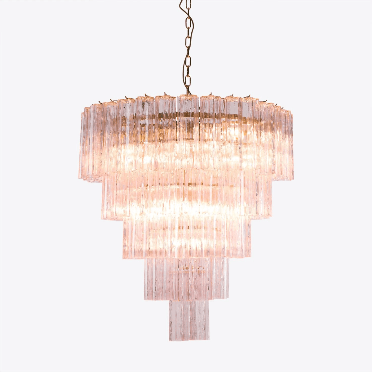 Grande Treviso Curated Mouth-Blown Frosted Glass – dimensional scale reference