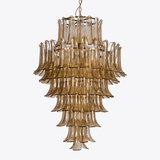 Petala Amber Art Glass Chandelier – Amber Art Glass Chandelier