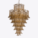 Petala Amber Art Glass Chandelier – 34Light-∅ 35.4 x H 51.2 finish configuration