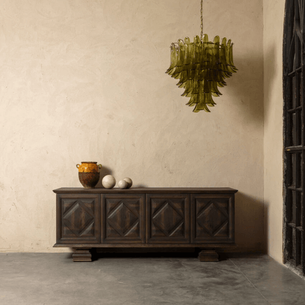 Green Petalo Chandelier