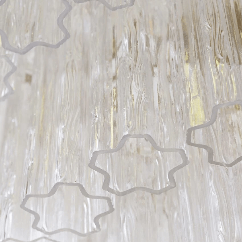 Medium Treviso Curated Mouth-Blown Frosted Glass – unlit natural material contrast