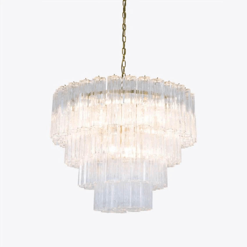 Large Treviso Curated Mouth-Blown Frosted Glass