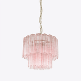 Small Treviso Curated Mouth-Blown Frosted Glass – structural canopy joint detail