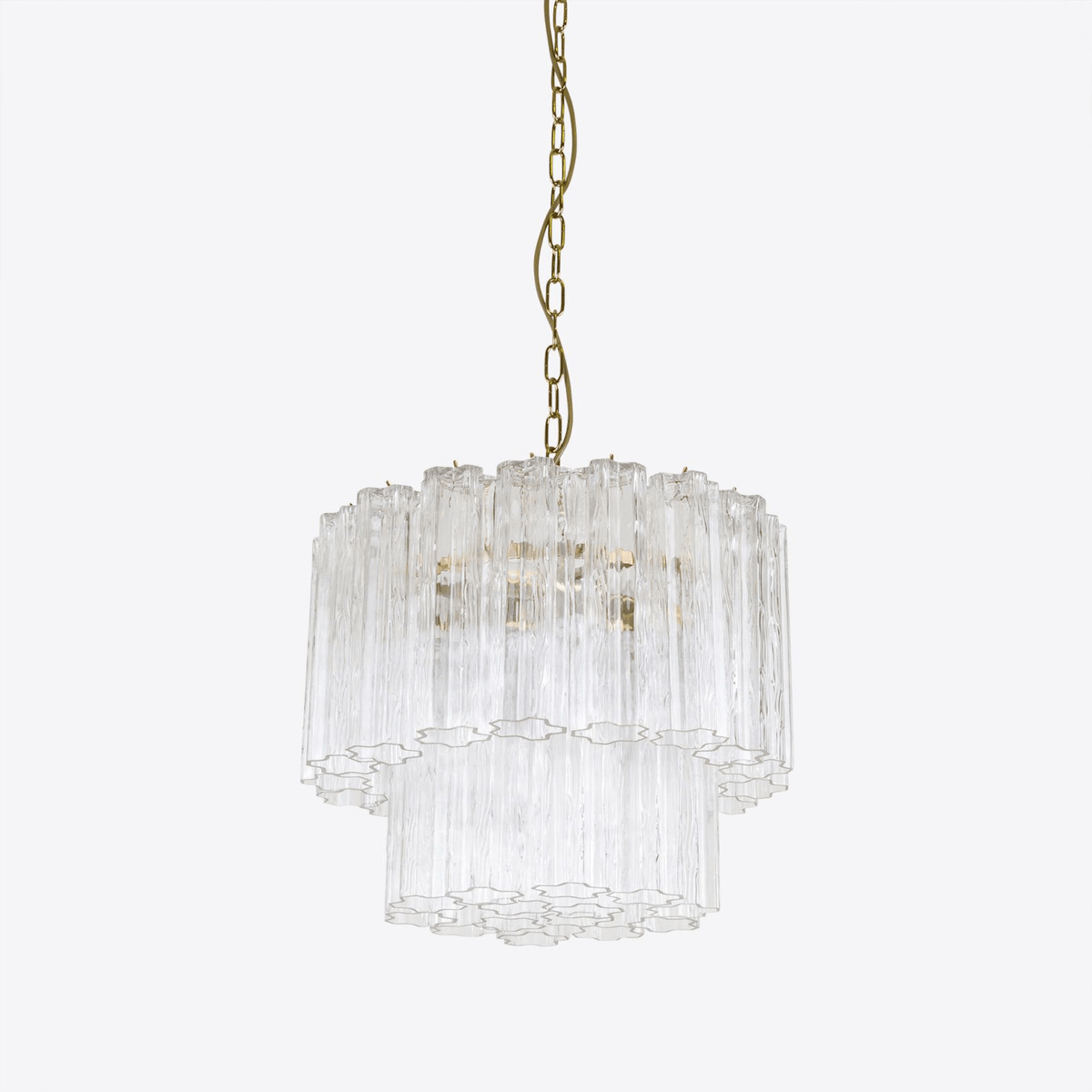 Small Treviso Curated Mouth-Blown Frosted Glass – ∅ 19.3 x H 15.7 (E14 Bulbs x 3 Pieces) finish configuration #1