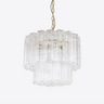 Small Treviso Curated Mouth-Blown Frosted Glass