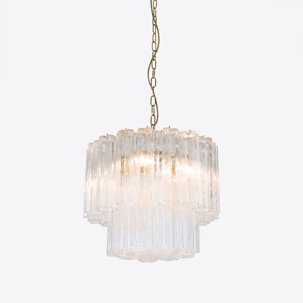 Small Treviso Curated Mouth-Blown Frosted Glass