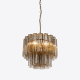 Small Treviso Curated Mouth-Blown Frosted Glass – dimensional scale reference