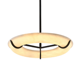 Carve Alabaster Curated Alabaster Chandelier – macro detail view #1