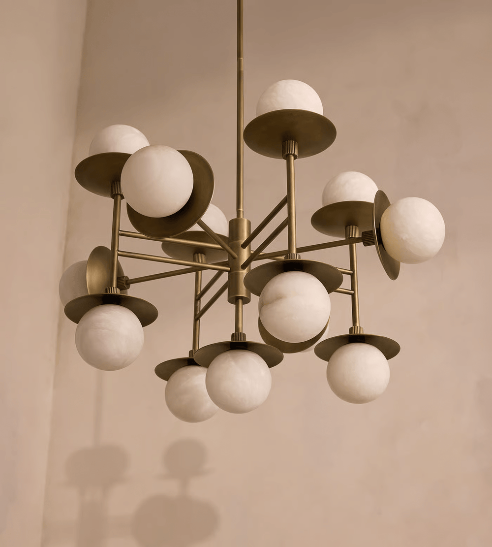 Cara Alabaster Curated Alabaster Chandelier