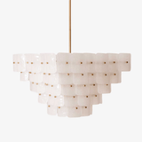 Francis Curated Mouth-Blown Frosted Glass Chande – Mouth-Blown Frosted Glass Chandelier