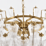 Florenzia Glass Curated Mouth-Blown Frosted Glas – structural canopy joint detail