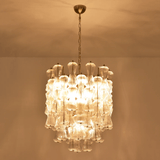 Florenzia Glass Curated Mouth-Blown Frosted Glas – side angled contour profile