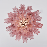 Rosata Glass Curated Mouth-Blown Frosted Glass C – handcrafted surface texture