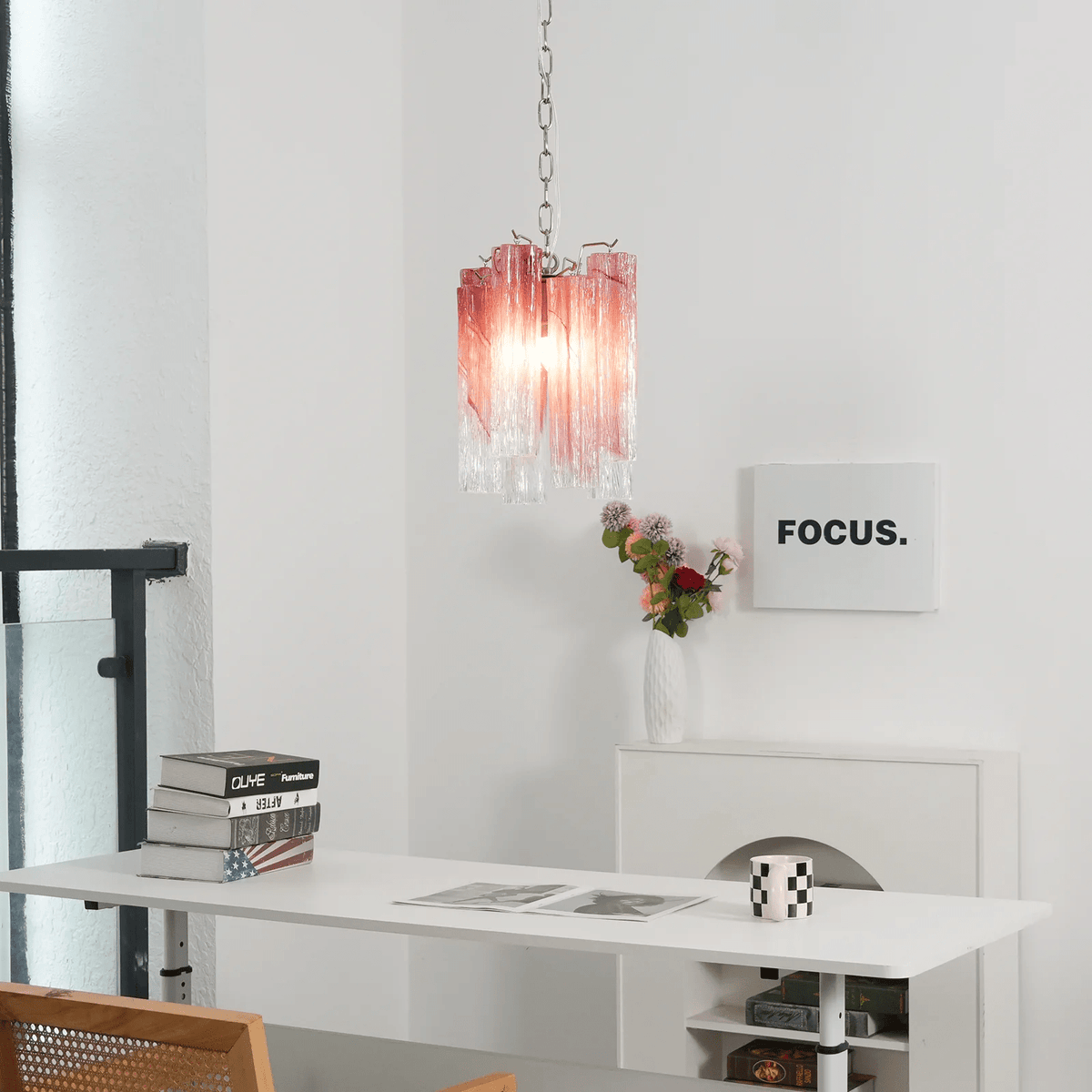 Rosatina Glass Curated Mouth-Blown Frosted Glass – handcrafted surface texture