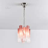 Rosatina Glass Curated Mouth-Blown Frosted Glass – side angled contour profile