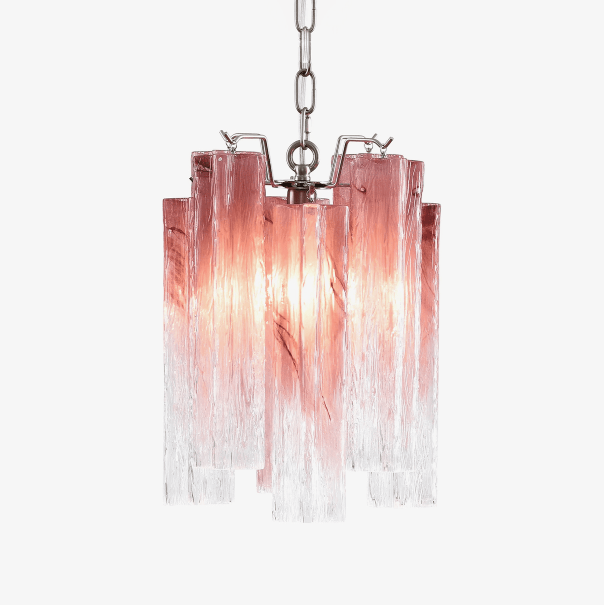 Rosatina Glass Curated Mouth-Blown Frosted Glass – Mouth-Blown Frosted Glass Chandelier