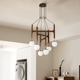 Lunna Orb Curated Mouth-Blown Frosted Glass Chan – handcrafted surface texture