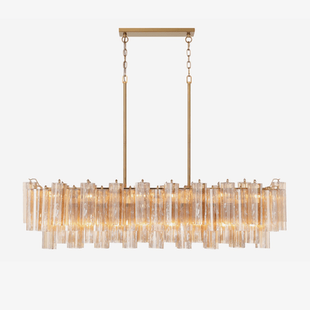 Eloria Glass Linear Curated Mouth-Blown Frosted