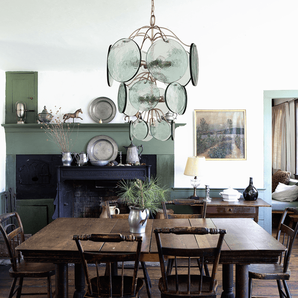 Rovigo Curated Mouth-Blown Frosted Glass Chandel