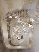 Tidal Stair Chandelier – Ambient Illumination in Luxury Interior Setting View 6