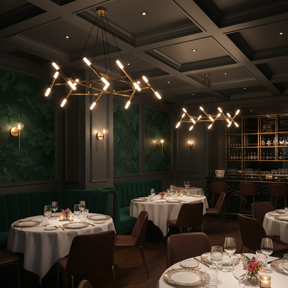 Le Diamant Chandelier – Handcrafted Material Texture and Detail View
