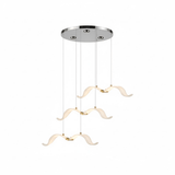 Large Seagull Chandelier – Ambient Illumination in Luxury Interior Setting View 18