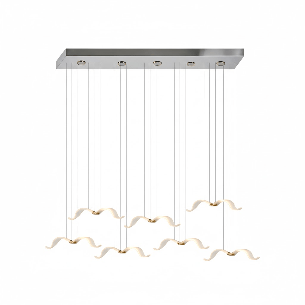 Large Seagull Chandelier – Ambient Illumination in Luxury Interior Setting View 24