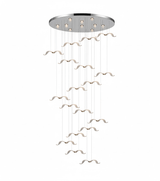 Large Seagull Chandelier – Ambient Illumination in Luxury Interior Setting View 32